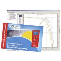 Benning 050423 SOLAR Manager Software for Photovoltaic Data Evaluation
