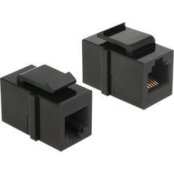 DeLOCK Keystone Module - Modulare Eingabe - RJ-12 - Schwarz (86390)
