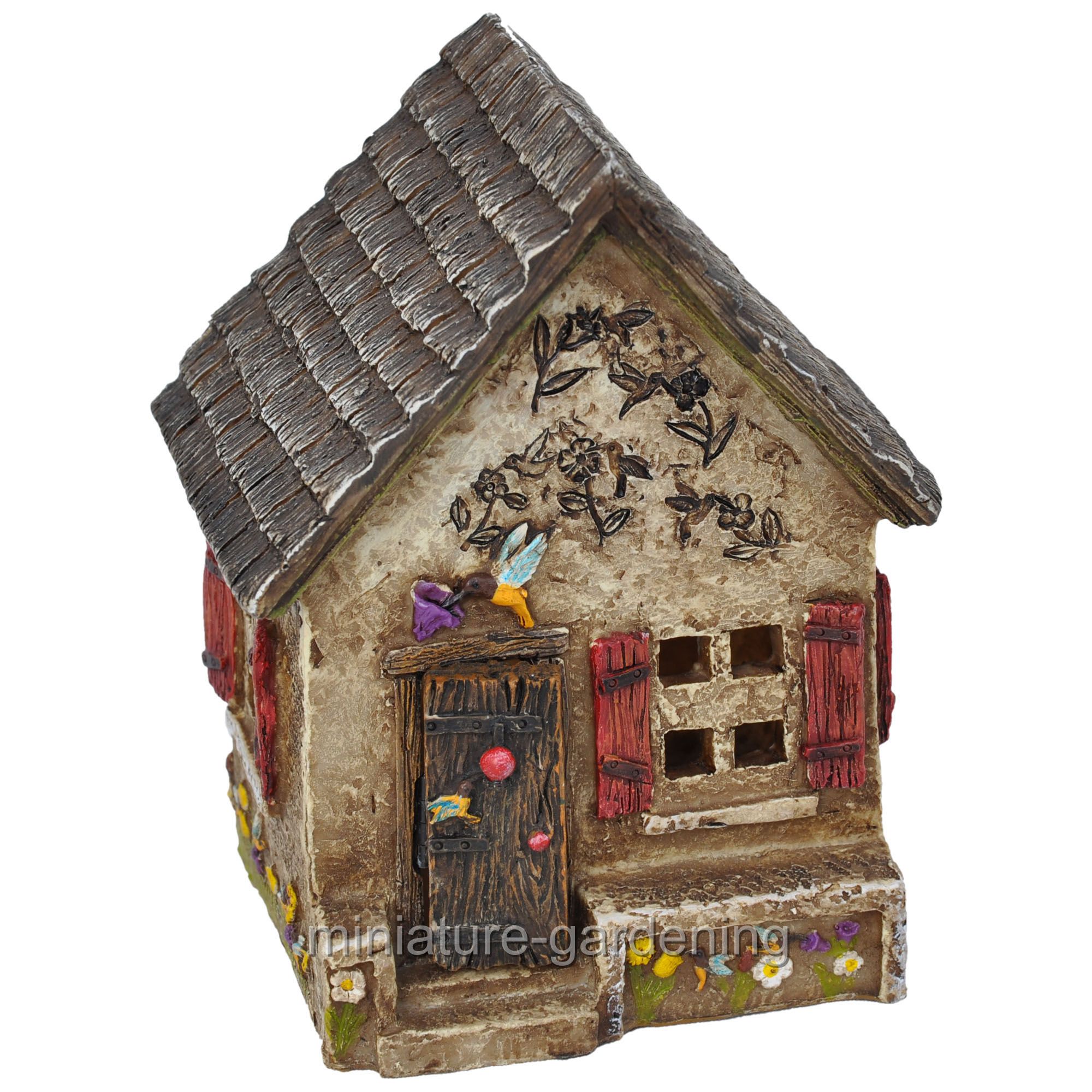 Miniature Hummingbird Hideaway for Miniature Garden, Fairy Garden