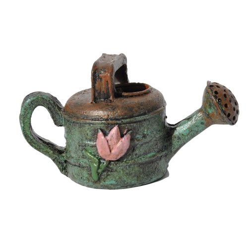 Lotus Watering Can for Miniature Garden, Fairy Garden