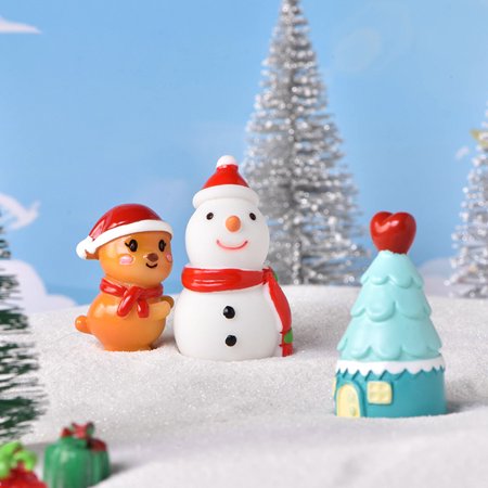 COOLL Portable Miniature Ornament Cute Resin Miniature Fairy Christmas Decoration for Home  Color#3439