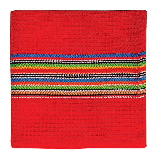 Mukitchen 6678-1326 Cotton Waffle Striped Cloths, 2-Pack, 12