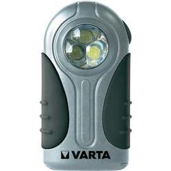 Varta 16647101421 Silver Light 3AAA Robust Flat Lamp with LED Lens
