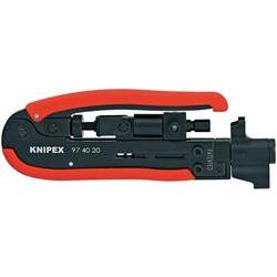Knipex 97 40 20 SB Compression Tool for Coax Conectors 175mm