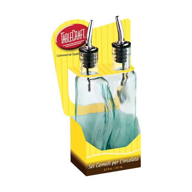 Glass Puzzle Cruet Set
