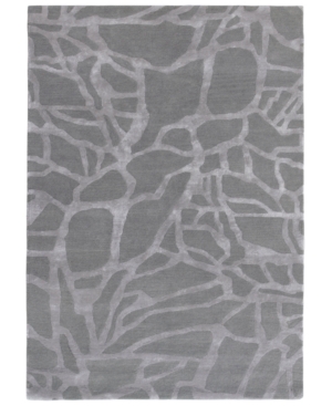 Liora Manne' Roma 9303 Shapes 5' X 8' Area Rug - Black/Grey