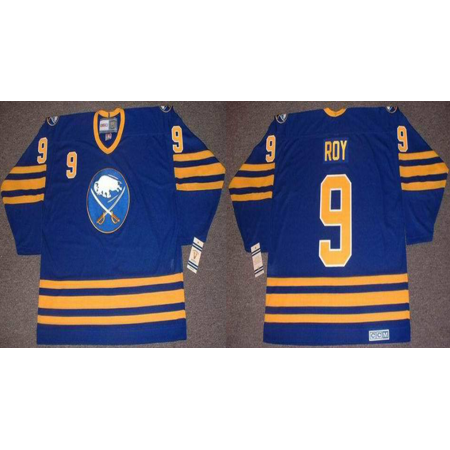 2019 Men Buffalo Sabres 9 Roy Blue CCM Jerseys