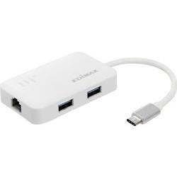 Edimax EU-4308 USB-C to 3-Port USB 3.0 Gigabit Ethernet Hub [EU-4308]