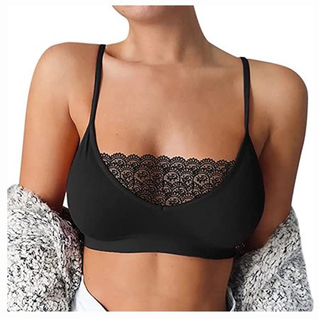 Roliyen Women Sports Underwear Hollow Mesh Breathable Hole Large Size Bra Vest