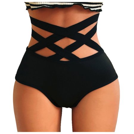 Roliyen Women Lingerie Strappy Briefs Underwear Panties String Thongs