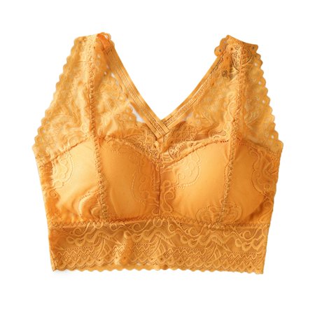 Roliyen Female Ring-Free Cup Chest Sexy Bras Camisole Vest Women Comfortable Underwear