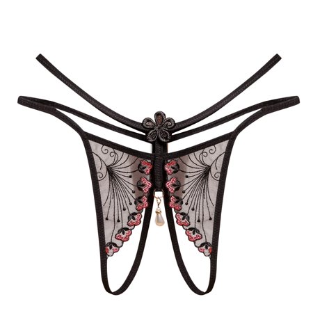 Roliyen Women Thong Sexy Panties Thong Lace Pants Ladies Briefs Underwear