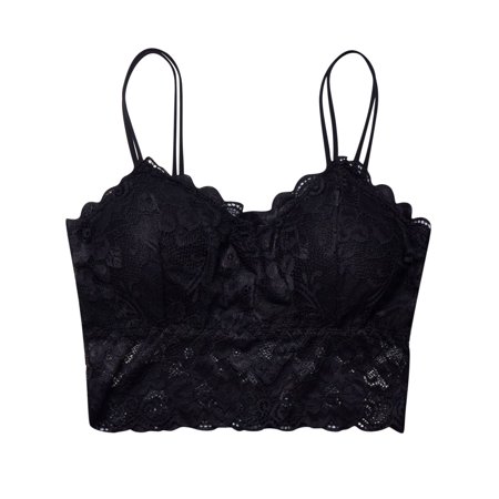 Roliyen Ladies  Lace Strapless Underwear Strapless Padded Back Large Size