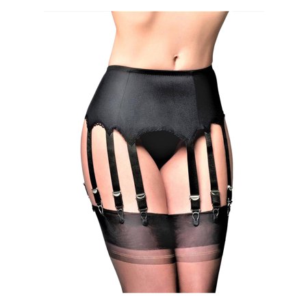 Roliyen Sexy Gauze of Plus Size Appeal Underwear Can Be Adjusted Buckle Anti-skid Garter