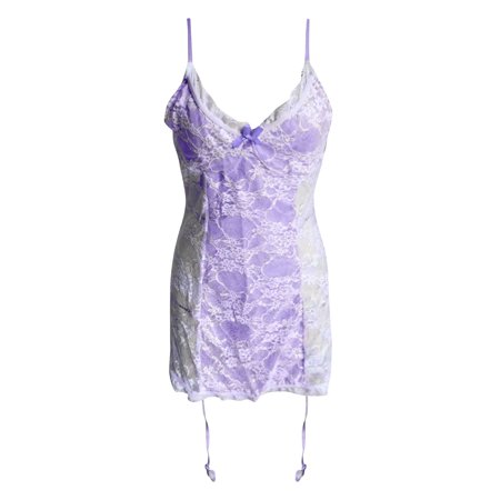 Roliyen Women Ladies Sexy Valentine Lingerie Lace Babydoll Underwear Nightwear Sleepwear
