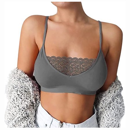 Roliyen Women Sports Underwear Hollow Mesh Breathable Hole Large Size Bra Vest
