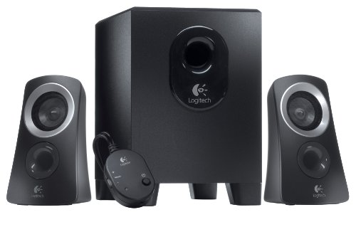 Logitech Z313 Computer Speaker System with Subwoofer in Black thumbnail