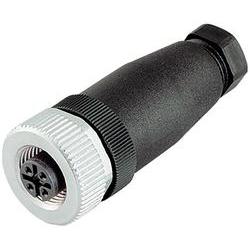 Binder 99 0492 12 12 Sensor-/Aktor-Steckverbinder, Unkonfektioniert M12 Buchse, Gerade Polzahl: 12