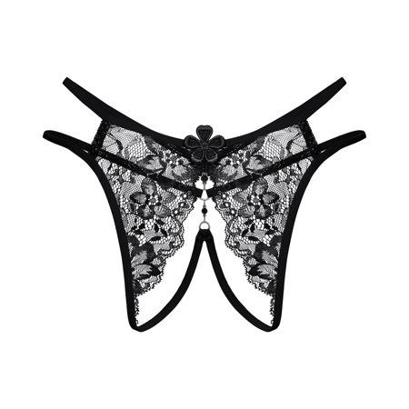 Roliyen Women Thong Sexy Panties Thong Lace Pants Ladies Briefs Underwear