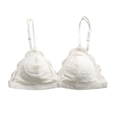 Roliyen Women S French Bra No Steel Ring Sexy Lace Thin Summer Sling Cup Bra