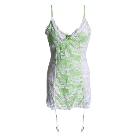 Roliyen Women Ladies Sexy Valentine Lingerie Lace Babydoll Underwear Nightwear Sleepwear