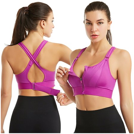 Roliyen Sports Yoga Bras Comfortable Women High Impact Posture Corrector Sports Bra