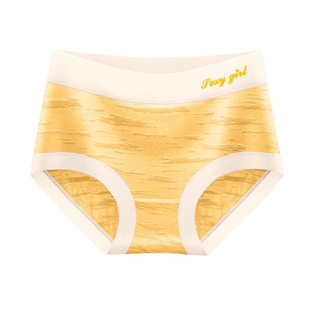 Roliyen Women S Underwear Panties Seamless Flower Print High-waist Lace Intimates