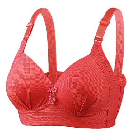 Roliyen Women Plus Szie Daily Every Day Push up Breathable Underwear Bra Bralettes