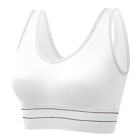 Roliyen Women S Plus Size Shock Proof Exercise Breasted Yoga Fitness Underwear Bra