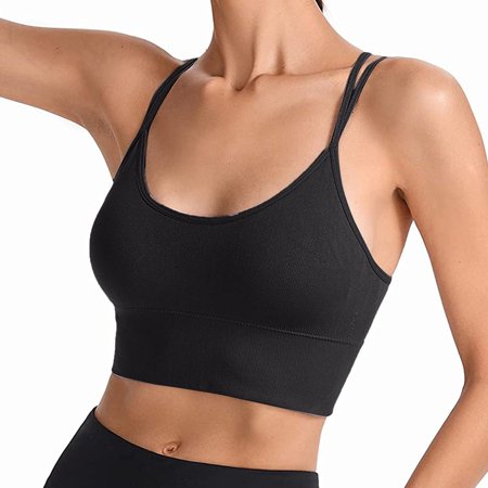 Roliyen 3PC Woman Bras with String Quick Dry Shockproof Fitness Large Size Underwear