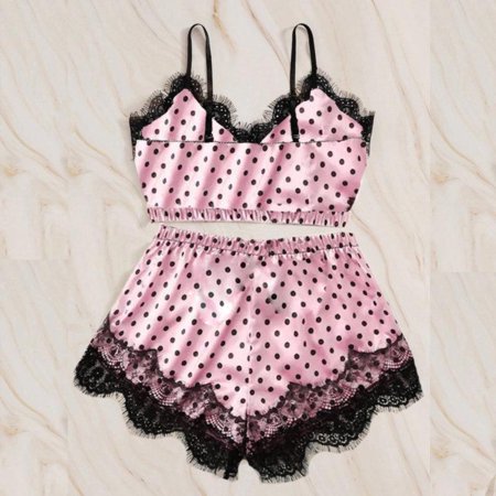La Belle Fantastique Oakley Lace Silk Nightwear Shorts Set | Pajama Set | Lingerie Set | Sexy Lingerie | Underwear Set | Anniversary Gift