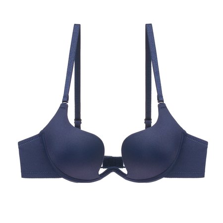 Roliyen Women Sexy U-shaped Back Baring Beauty Back Small Brassieres Underwear Bra