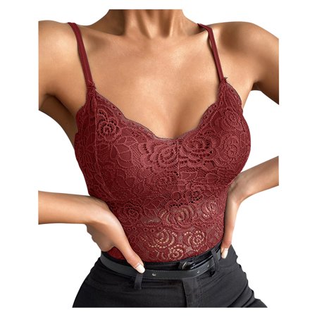 Roliyen Women Strapless Adjustment Rimless Invisible Bralette Push up Sticky Bras Vest