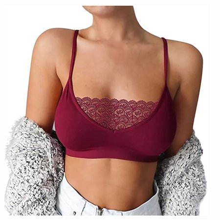 Roliyen Women Sports Underwear Hollow Mesh Breathable Hole Large Size Bra Vest