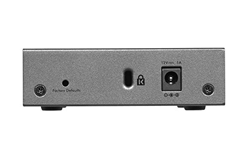 Netgear GS105E Managed Switch 5 Port Gigabit Ethernet LAN Switch Plus (Netzwerk Switch Managed IGMP QoS VLAN Lüfterlos Robustes Metallgehäuse Pr thumbnail