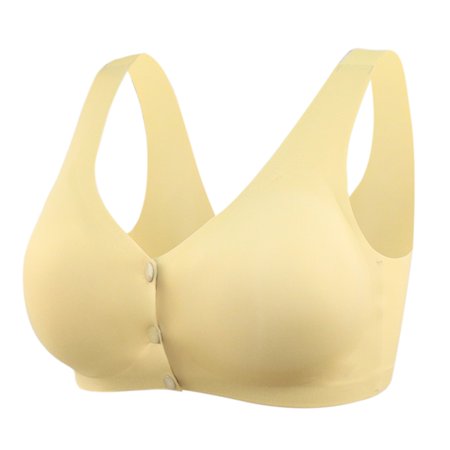 Roliyen Women S Adjustable Sports Front Closure Extra-Elastic Breathable Lace Trim Bra