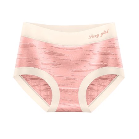 Roliyen Women S Underwear Panties Seamless Flower Print High-waist Lace Intimates