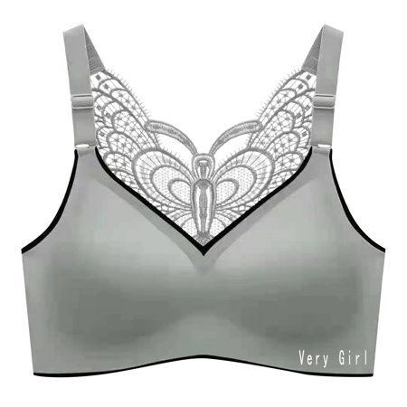 Roliyen Women S Plus Size Exercise Breasted Yoga Fitness Underwear Bra