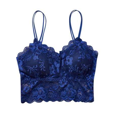 Roliyen Ladies  Lace Strapless Underwear Strapless Padded Back Large Size