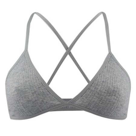 Roliyen Women Deep V Bralette Style Underwear Cup Wireless Lingerie