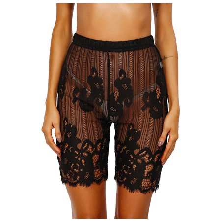 Roliyen Sexy Lace Flower Interest Model Body Recreational Female Knickers