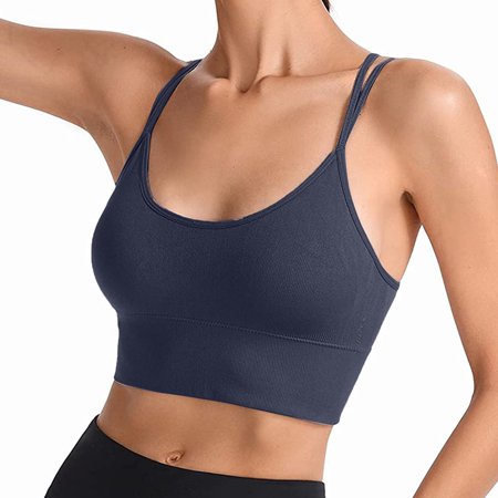 Roliyen 3PC Woman Bras with String Quick Dry Shockproof Fitness Large Size Underwear
