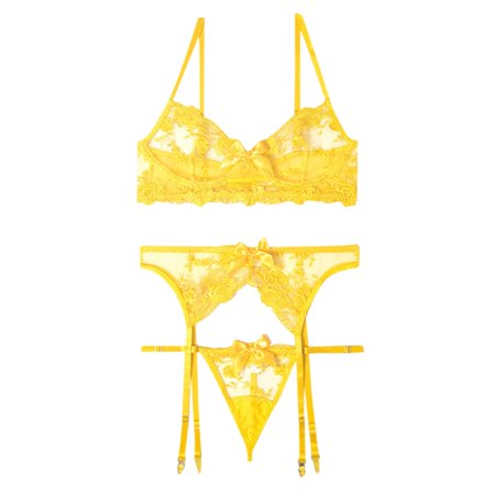 Roliyen Women Ladies Sexy Valentine Lingerie Lace Babydoll Underwear Nightwear Sleepwear