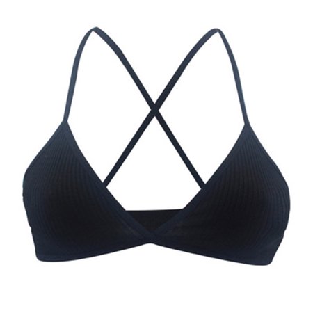 Roliyen Women Deep V Bralette Style Underwear Cup Wireless Lingerie