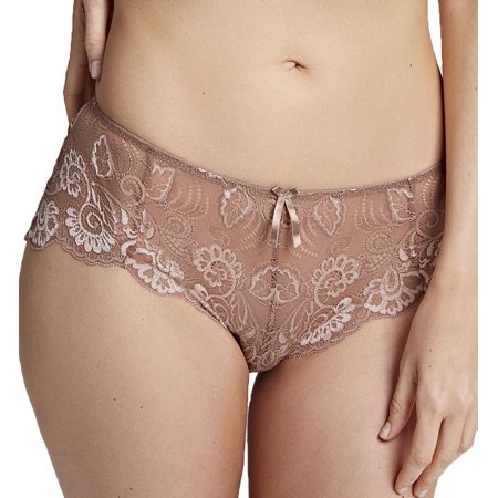 Panache Lingerie Womens 5674 Andorra Short Brief - Beige Cotton - Size 20 UK
