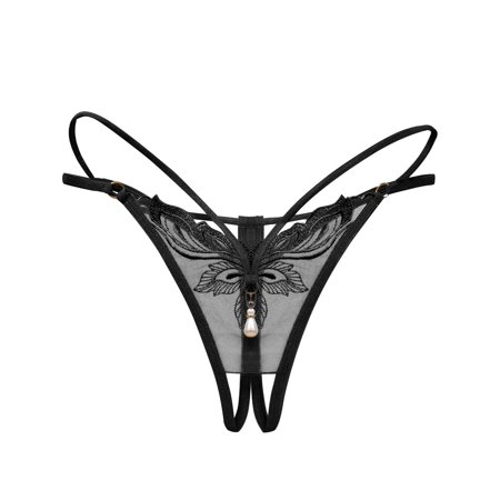 Roliyen Women Thong Sexy Panties Thong Lace Pants Ladies Briefs Underwear