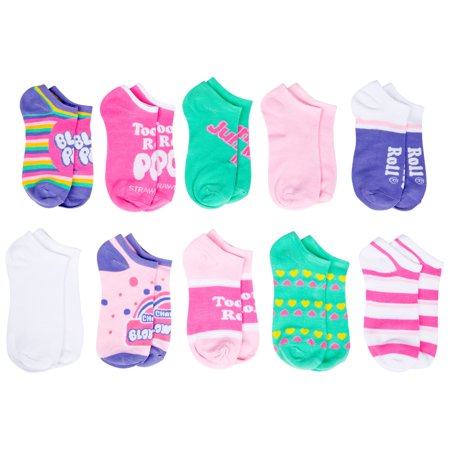 847981 Tootsie Roll No Show Pastel Socks - 10 Pair