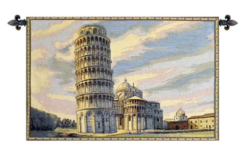 Wall Art Wholesale Torre Di Pisa Italian Tapestry WW-7053-9764