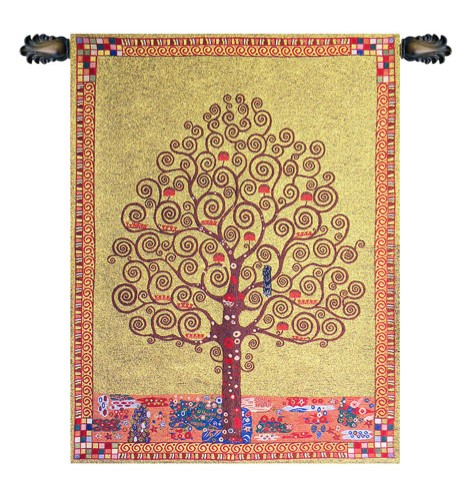 Wall Art Wholesale Klimt S Tree of Life Tapestry Wholesale WW-6952-9657