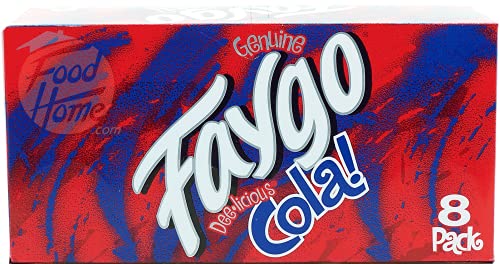 Faygo Cola! Flavored Soda Pop. 8-pack 12-fl. Oz. Cans in Box (1)